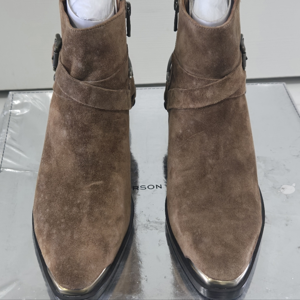 Sigerson Morrison Womens Jade Rovere Natural Ankle Boots EUR 38 (2019456) - Picture 13 of 13